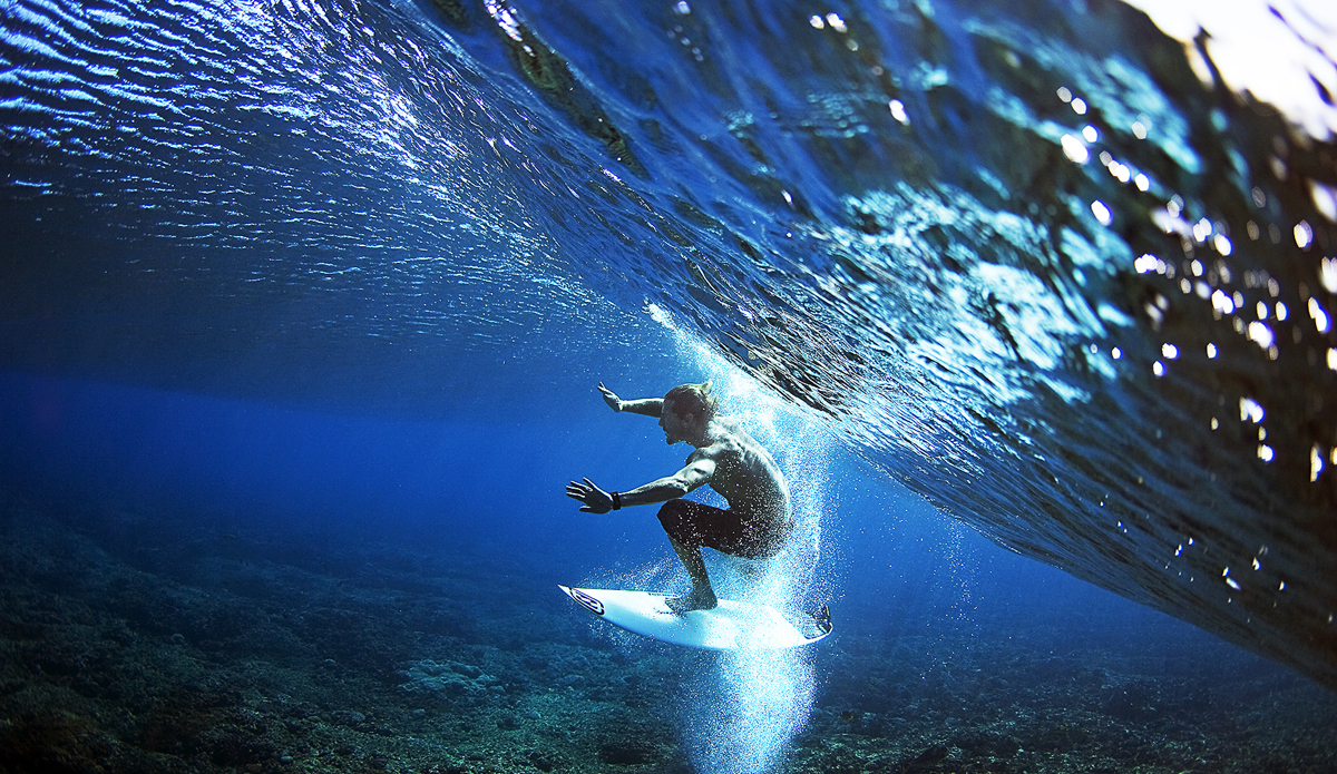 Andy Irons again ,between this world and another Fiji Tavarua Island