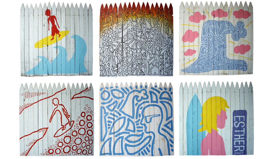 Chris Robb Art-Picket Fence Paintings