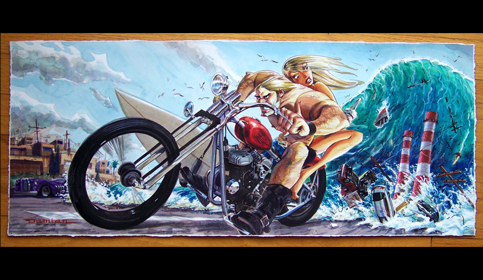 Full Throttle: Objects in rearview mirror are larger than they appear. Damian Fulton