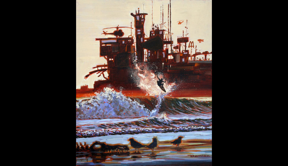 Treasure is where your heart is: This has a beautiful plein air look that makes me feel like an artsy-fartsy painter. Truth is, I see myself as more of a storyteller than an artist. The narrative here reminds me of one of those classic National Geographic pictures of some third world kid playing in the shadow of a giant factory. Damian Fulton