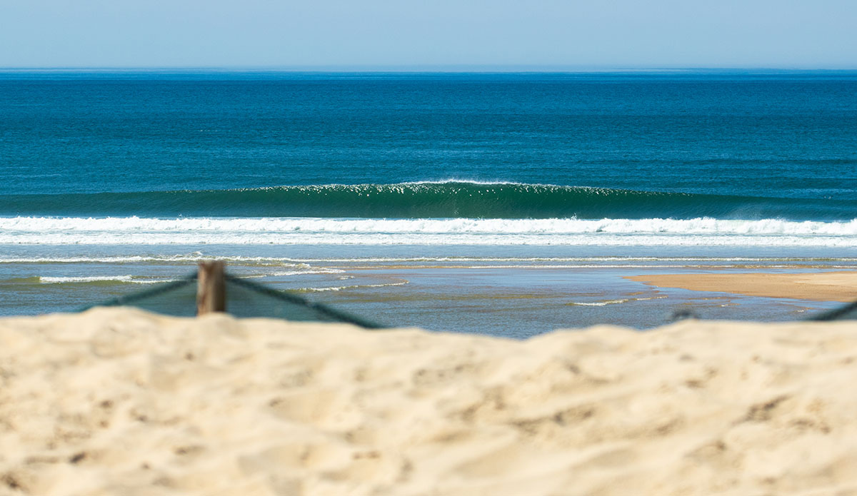 lockdown in France,in moliets at the beach