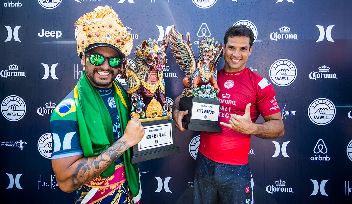 Italo Ferreira and Michel Bourez