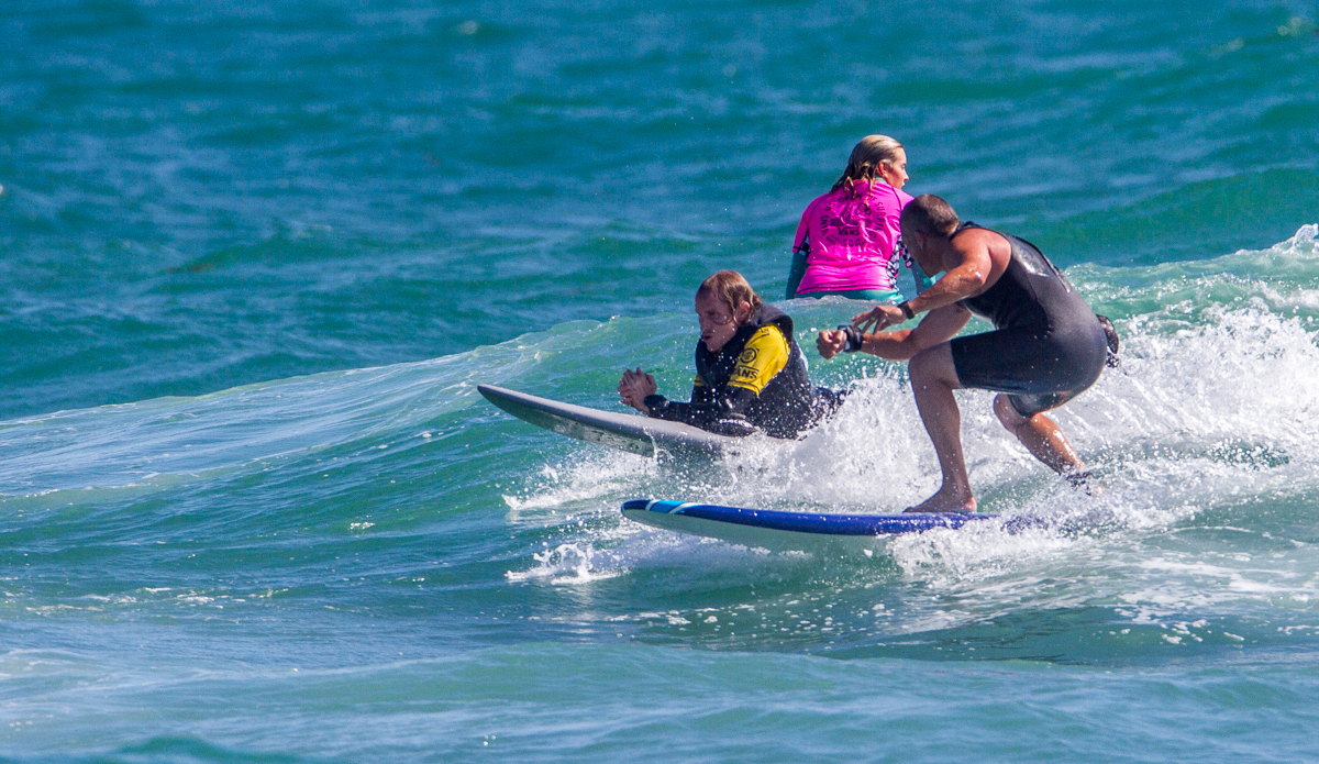 Catching the wave