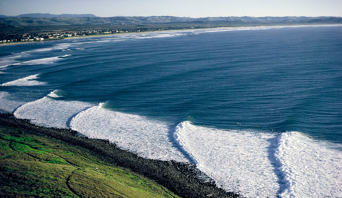 overview of Lennox Head, NSW, Australia,