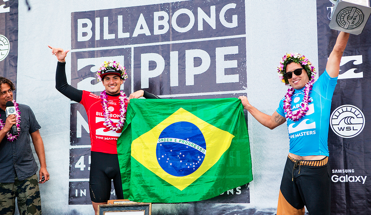 Adriano De Souza and Gabriel Medina