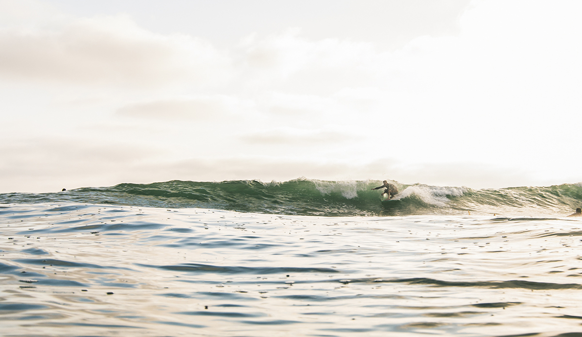 Sam Cadwallader logging a little time on the nose. San Diego, CA.