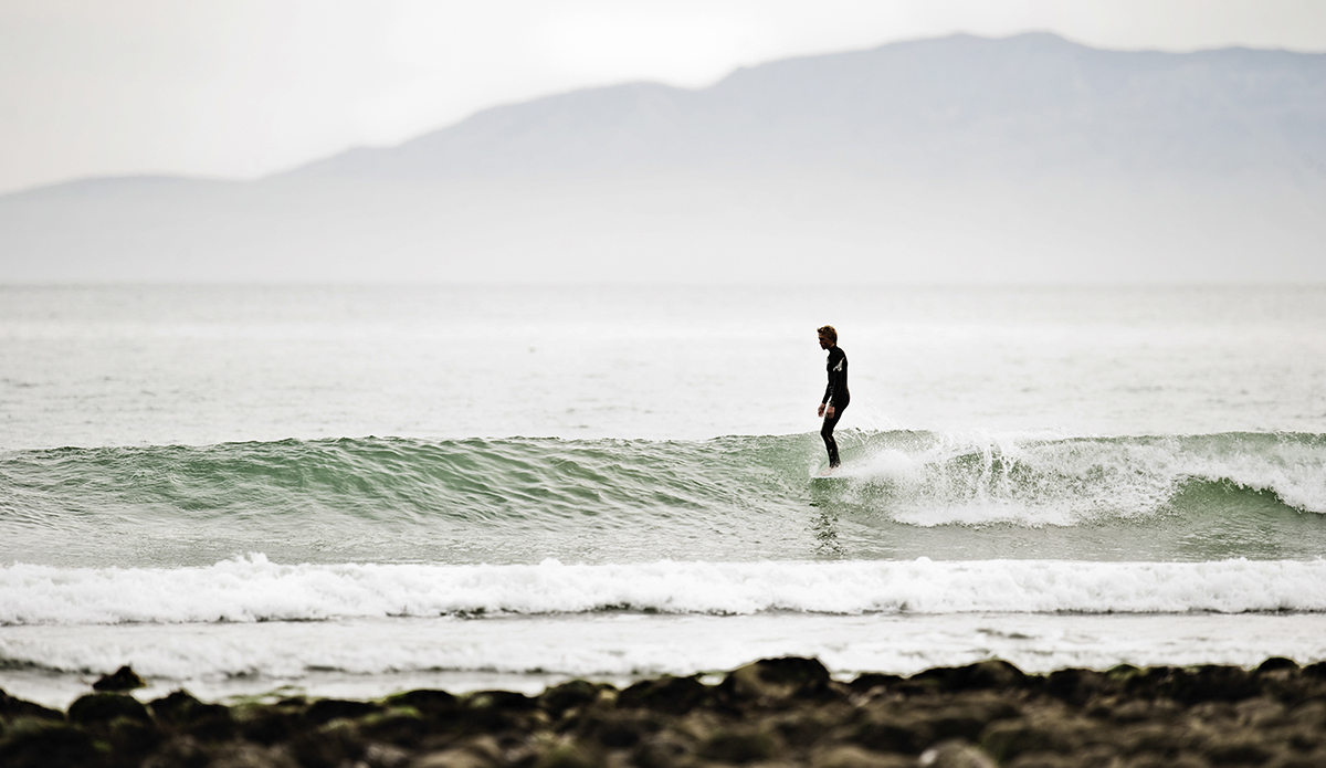 Unknown surfer, Rincon, Fall 2009.