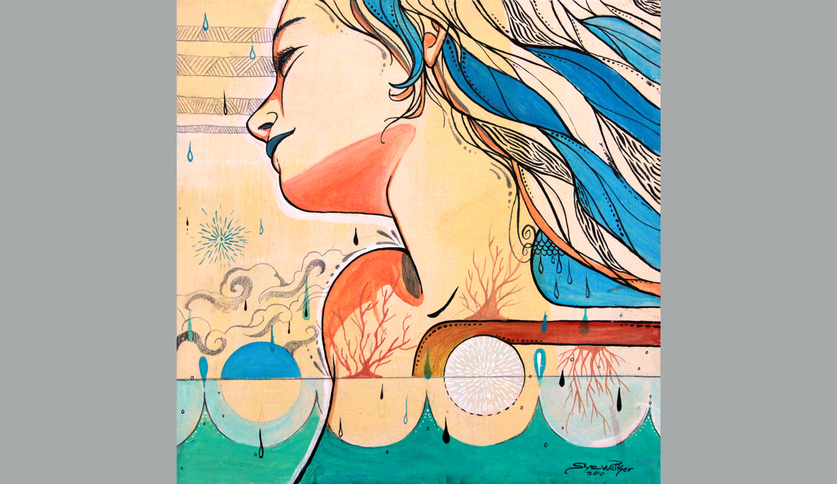 flowing
