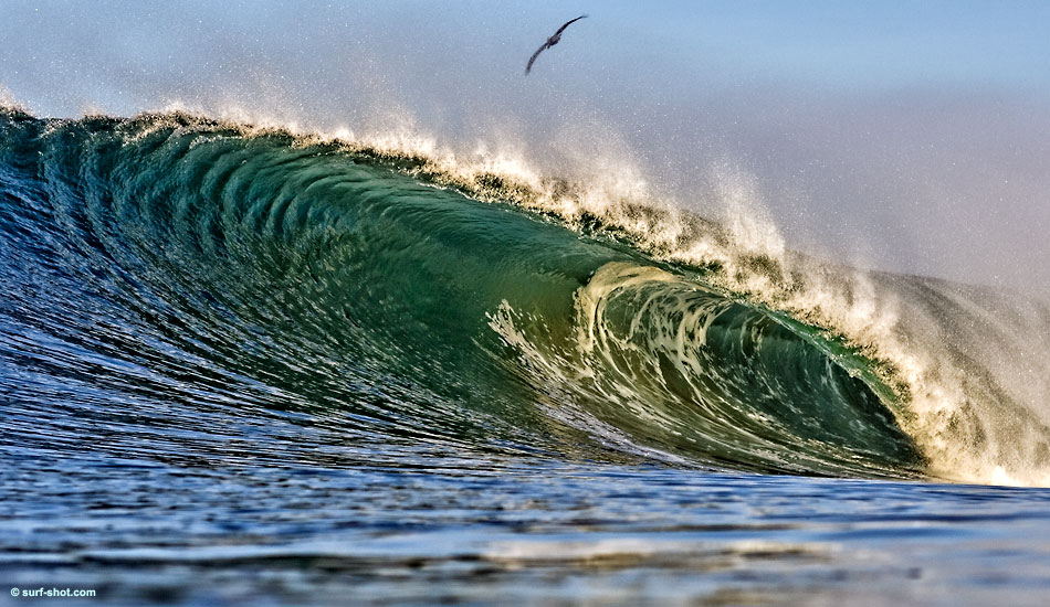 December 2009.  The El Nino winter of 2009 piled up lots of sand and brought lots of swell. Photo: Surf-Shot.com