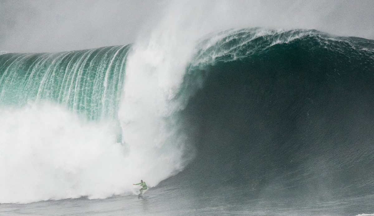Garrett McNamara at Nazare, Portugal