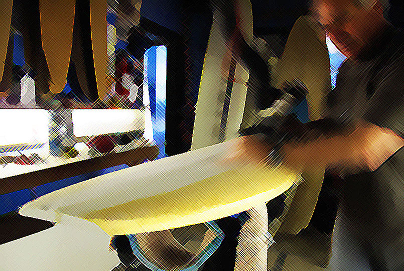 Surfboard Shaper Terry Senate