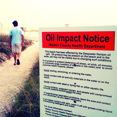 Oil Impact Notice in the Gulf of Mexico