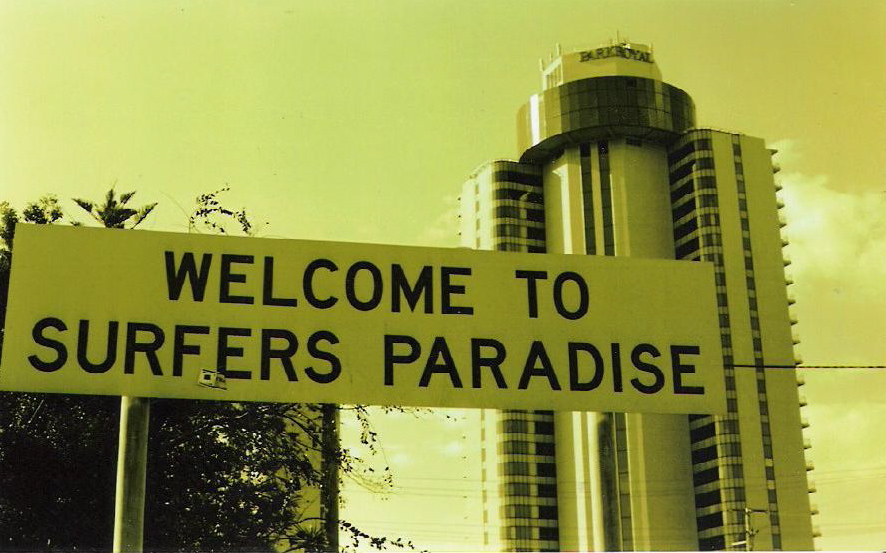 Surfers Paradise Sign Australia