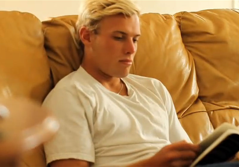 Caught in the act. Tanner Gudauskas steps into the Mind Gym.