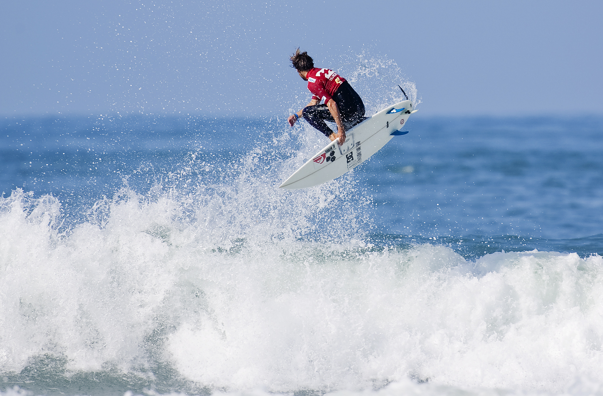 Dane Reynolds Surfing Air Lowers Trestles