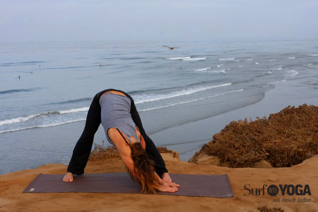 Rochelle Ballard provides yoga and health tips for surfers. Photo: Lindsay Noyse