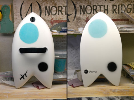 The Inertia's Signature Model Handplane from Enjoy Handplanes. The Inertia's Signature Model Handplane from Enjoy Handplanes.