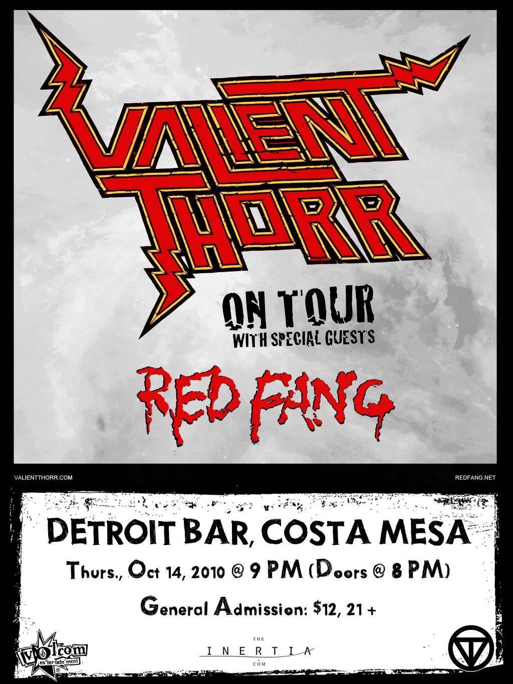 TheInertia.com is proud to support Valient Thorr's thorough rocking at The Detroit Bar in Costa Mesa. TheInertia.com is proud to support Valient Thorr's thorough rocking at The Detroit Bar in Costa Mesa.