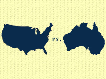 Comparing American and Australian surf culture.
