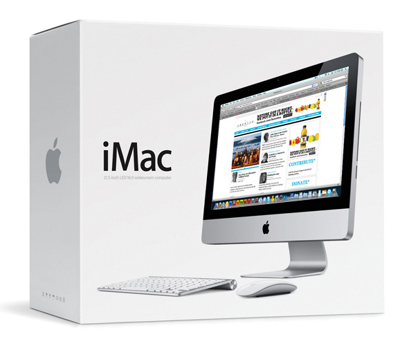 TheInertia.com featured on Apple's newest iMac box...psyche.