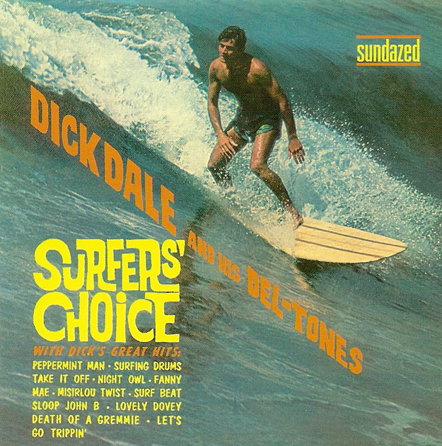 Dick Dale's Surfer's Choice. The photo was shot by SURFER Magazine Founder John Severson at San Clemente Pier. Dick Dale's Surfer's Choice. The photo was shot by SURFER Magazine Founder John Severson at San Clemente Pier.