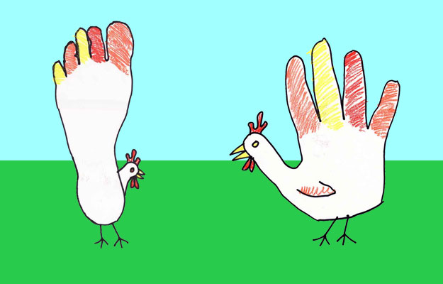 Hand Turkey Foot Turkey Thanksgiving