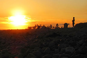 Lower Trestles, Lowers Sunset Surfer