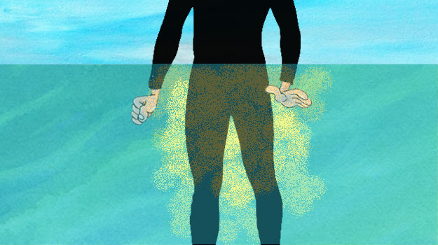 An ode to peeing in your wetsuit.