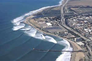 Aerial View Ventura Erosion