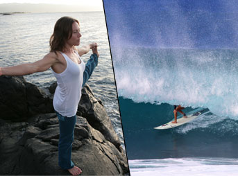 Rochelle Ballard Yoga Surfing