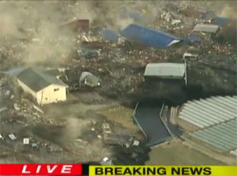 tsunami damage japan earthquake