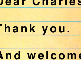 Thank You Chas Smith