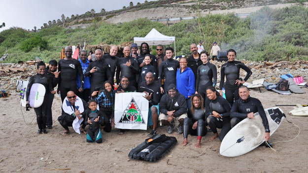 "It was for fraternity," says Black Surfing Association Founder Tony Corley. "That’s kind of why I started the Black Surfing Association." The BSA at the 2011 Rincon Invitational this March. Photo: Ken Samuels/BlackSurfingAssociation.blogspot.com "It was for fraternity," says Black Surfing Association Founder Tony Corley. "That’s kind of why I started the Black Surfing Association." The BSA at the 2011 Rincon Invitational this March. Photo: Ken Samuels/BlackSurfingAssociation.blogspot.com