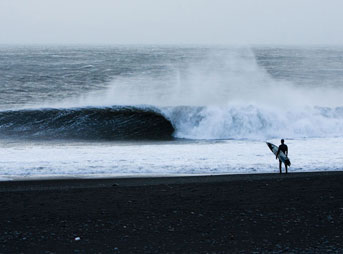 The surf in Iceland can be perfect. Photo: Nick Lavecchia