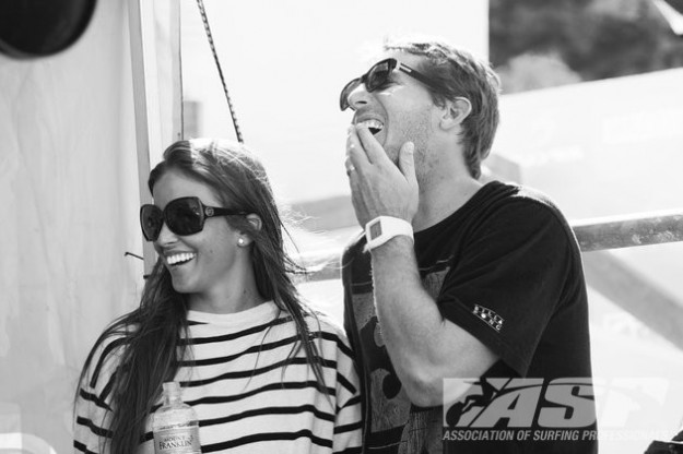 The Irons family acknowledges the role of drugs in Andy Irons' life and death and clarifies information distributed by the Tarrant County Medical Examiner's Office. Photo: ASP/Kirstin Andy Irons and Lyndie Irons