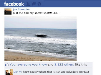Sharing your surf knowledge online can be dangerous
