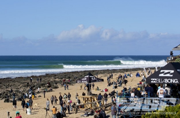 The problem is that the ASP undervalues its own existence. They think they’re just a sanctioning body, so they defer responsibility to their patrons, which is ironic, because once upon a time, the ASP took itself very seriously. More J-Bays in 2012, please. Photo: ASP/Getty Jeffreys Bay Lineup