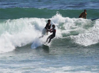 Lowers crowd fight