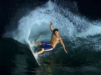 Michel Bourez Surfing Dark Nike 6.0 Chosen