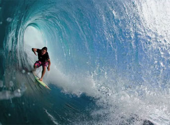 Barrels Surfing
