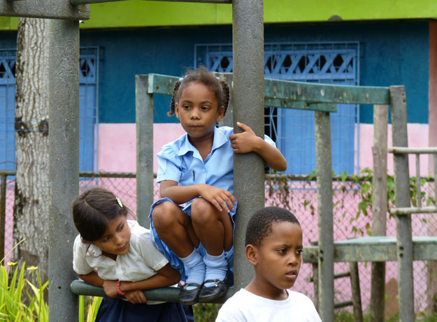 School yard kids bali