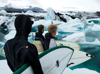 Iceland Glacier surf