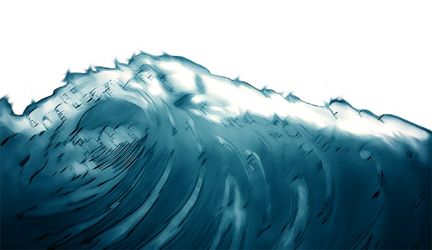 wave size