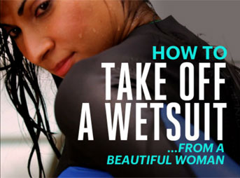 Monika Gaba Takes off Wetsuit Bikini