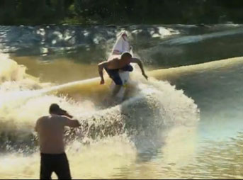 Mick Fanning wave garden hossegor