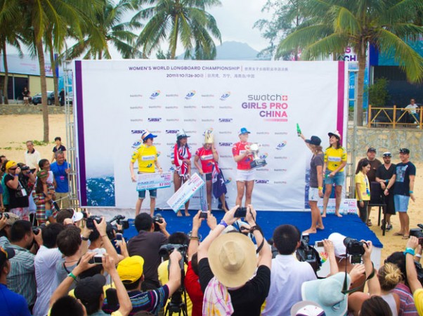 Podium swatch girls pro china