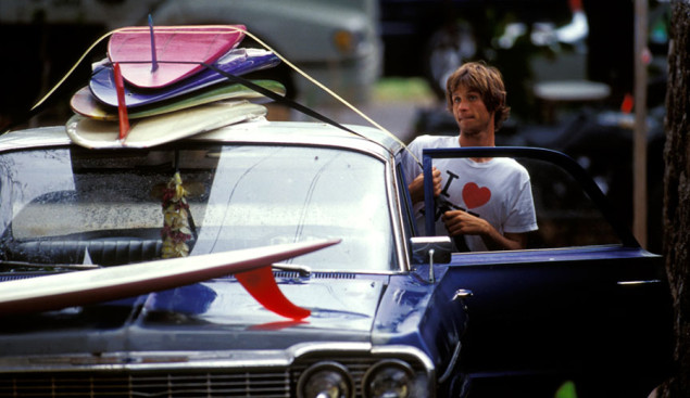 Joel Tudor Surfboard and Cars