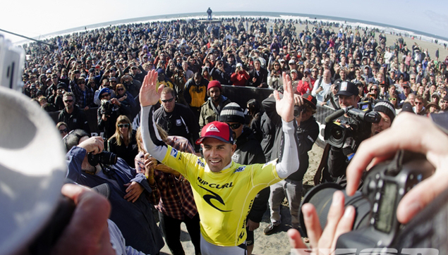Kelly Slater Wins 11th World Title for Second Time Rip Curl Pro SF