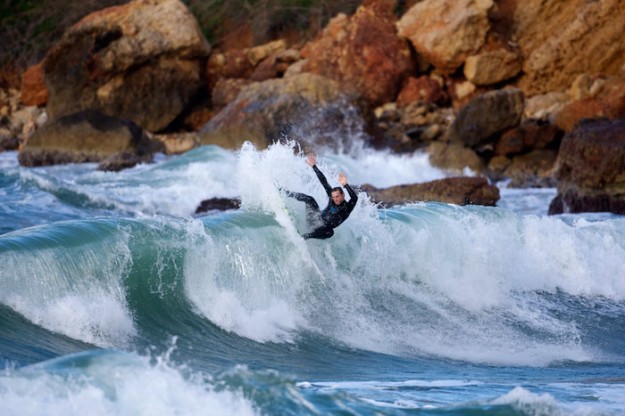 Sam Hammer, Crete...apparently the two mix together pretty well. Photo: Jeff Flindt Sam Hammer, Crete...apparently the two mix together pretty well. Photo: Jeff Flindt