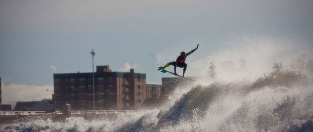 Despite significant buzz and surprisingly accomodating conditiions in 2011, the ASP and Quiksilver announced the cancellation of the Quiksilver Pro New York in 2012. Photo: ASP/Rowland Despite significant buzz and surprisingly accomodating conditiions in 2011, the ASP and Quiksilver announced the cancellation of the Quiksilver Pro New York in 2012. Photo: ASP/Rowland